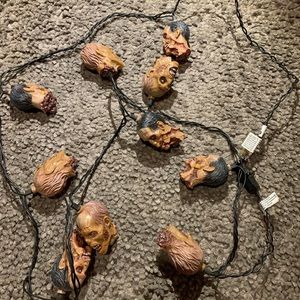 The Walking Dead Zombie Head String lights